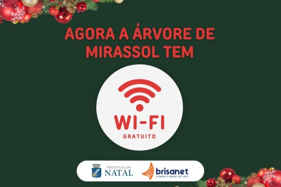 Praça da Árvore de Mirassol agora tem Wi-Fi gratuito