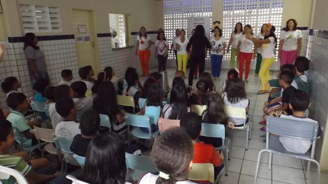 Coral Municipal “Sons da Terra” se apresenta em escolas da Zona Leste