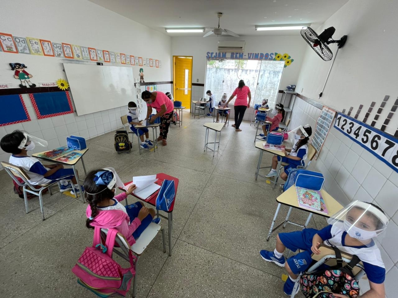 Rede Municipal de Ensino retoma aulas presenciais na etapa da Pré-Escola