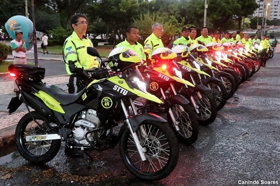  STTU participa de operação conjunta no combate a infrações de grupos de motociclistas 