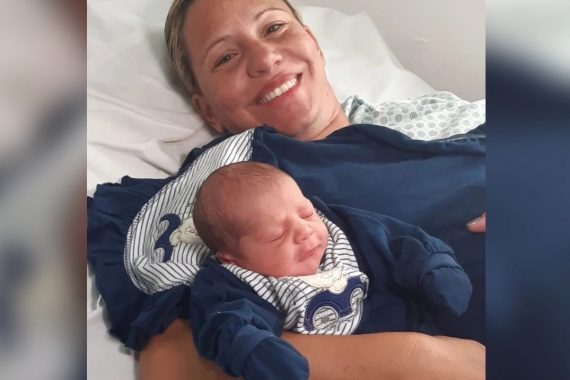 Primeiro bebê de 2023 nasce na Maternidade Araken Pinto