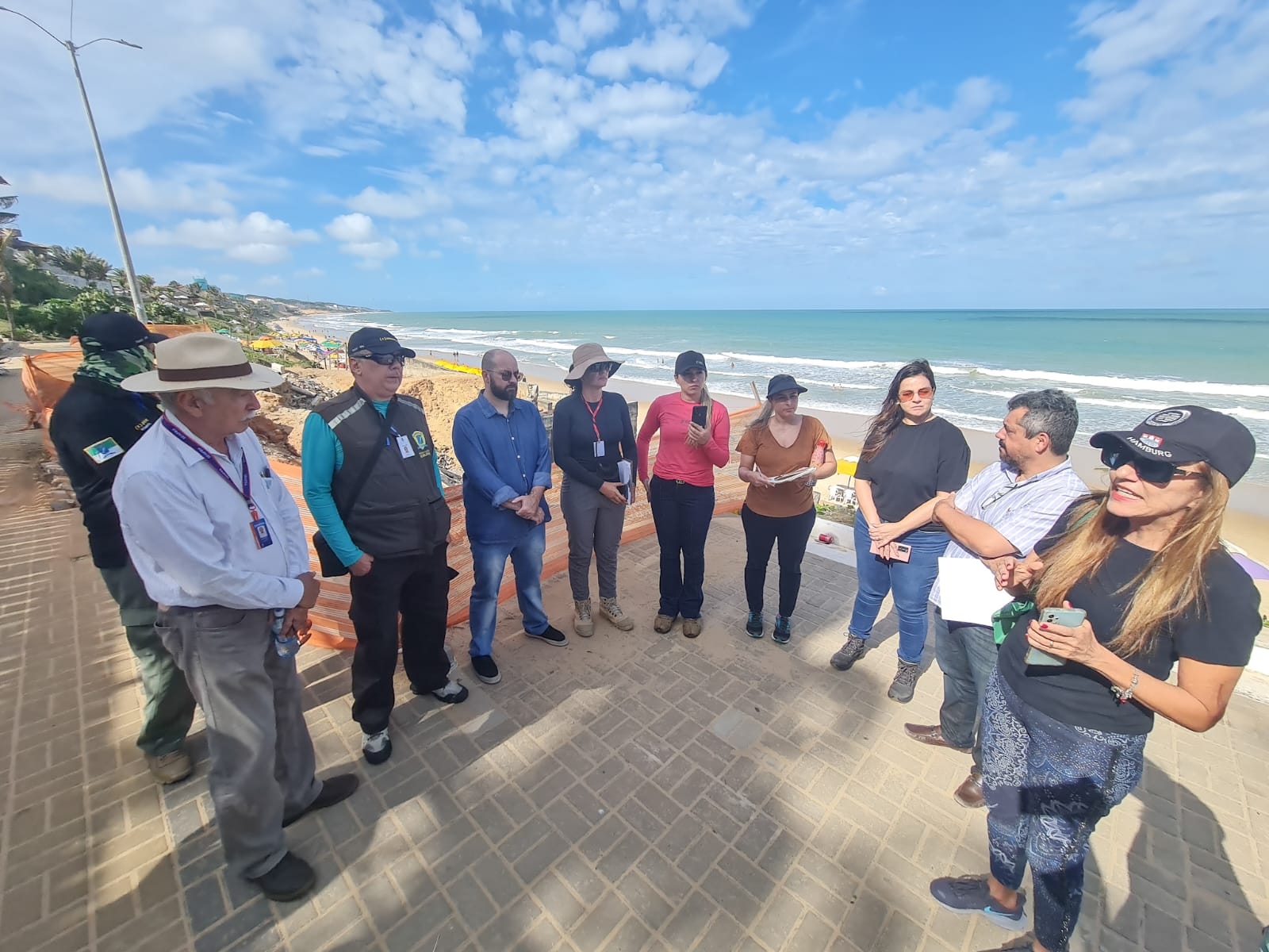 Prefeitura participa de vistoria das obras de contenção na Praia de Ponta Negra