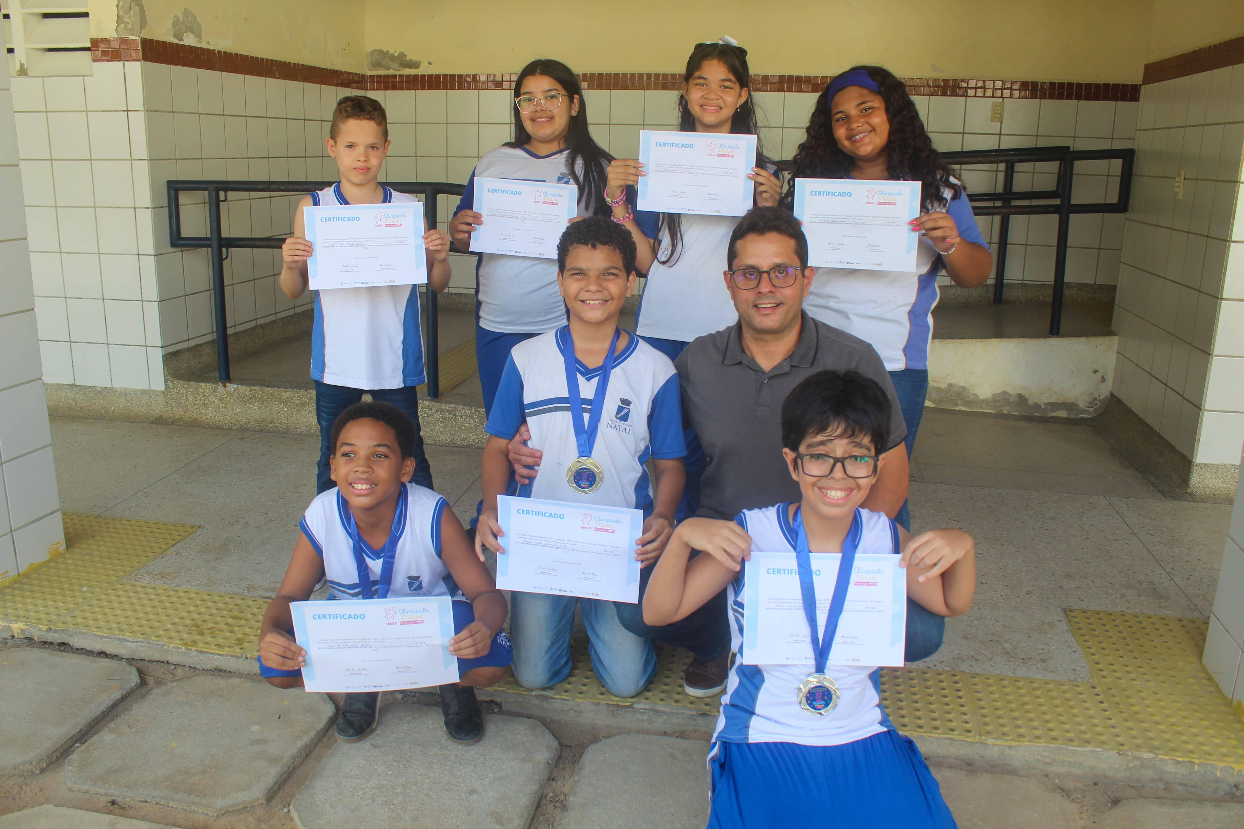 Estudantes são homenageados por participação na 2ª Olimpíada Mirim OBMEP