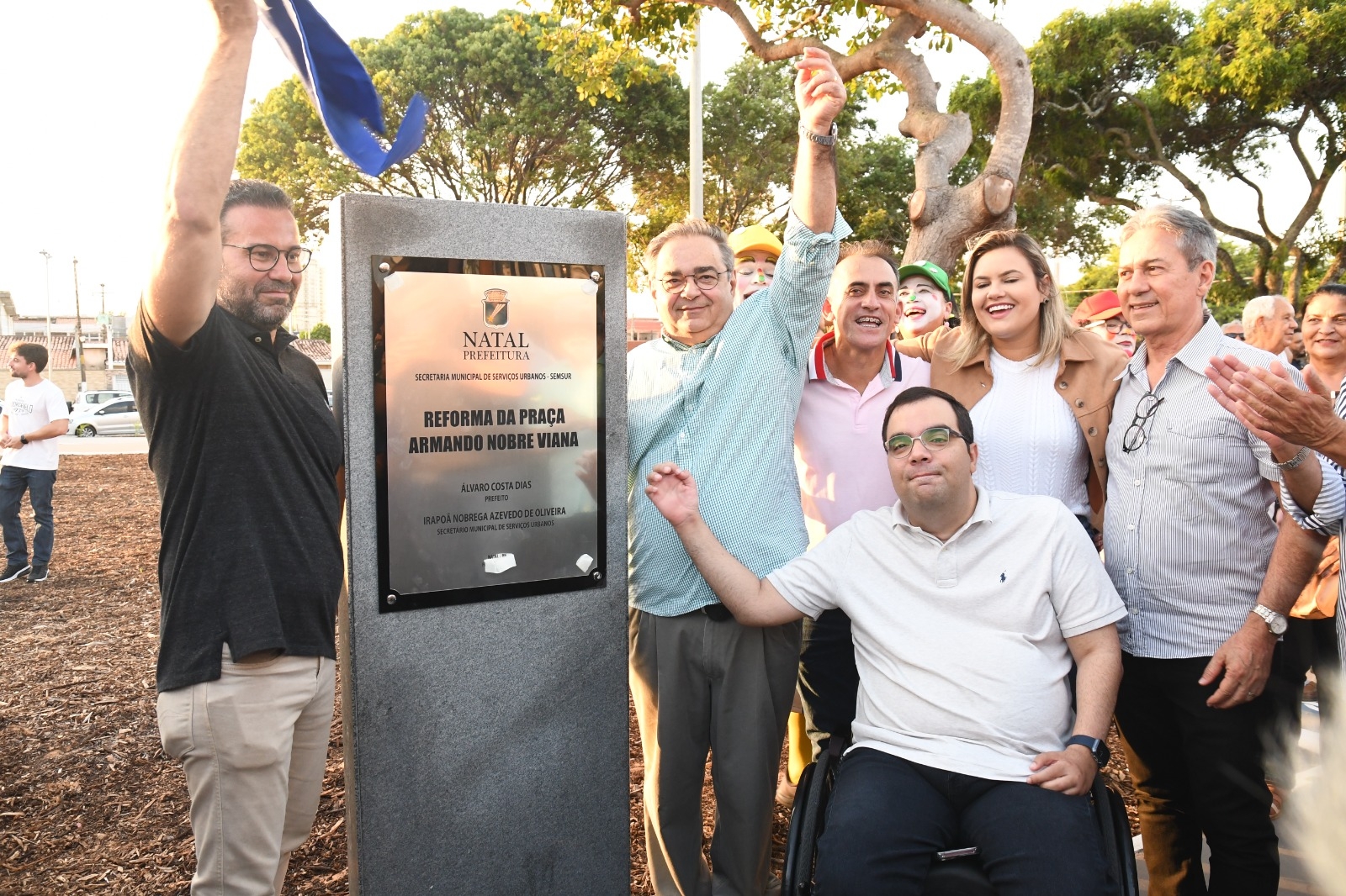 Prefeito Álvaro Dias entrega Praça Armando Nobre Viana revitalizada em espaço esportivo e de lazer