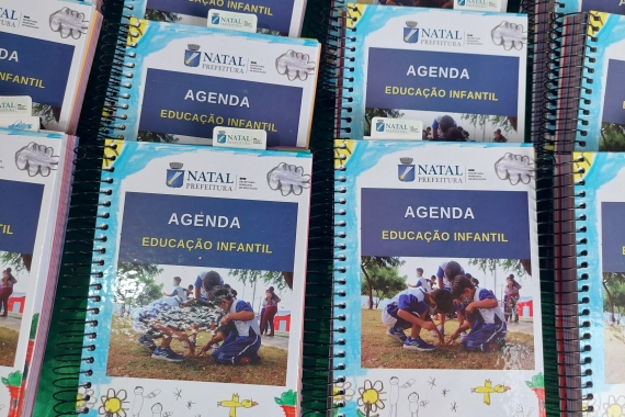 Secretaria Municipal de Educação de Natal entrega agendas escolares para a Educação Infantil